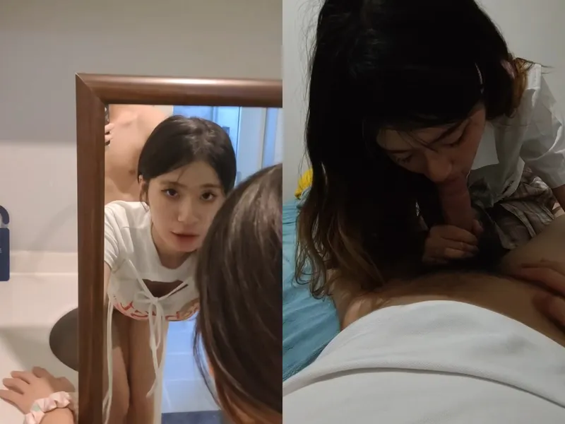 Chị thiên thần doggy trước gương khoái tê tái